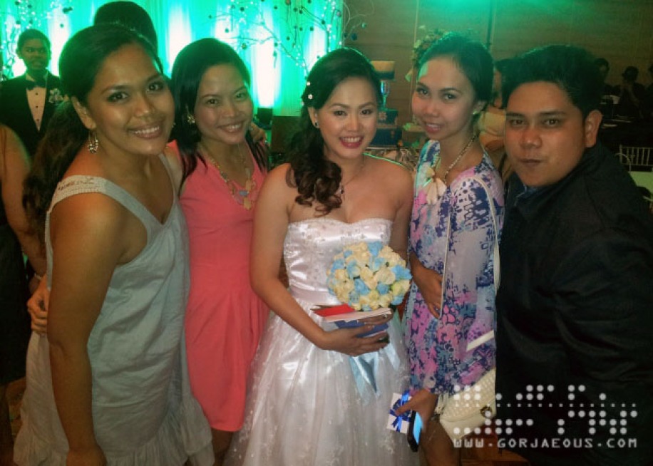 The Bride with College Friends