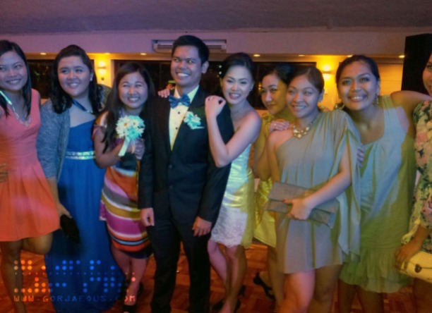 The Newlyweds with Their Girl Friends
